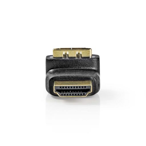 Nedis CVGB34902BK HDMI átalakító adapter, aranyozott, 270°-os szögben elforgatható, pipa