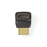   Nedis CVGB34902BK HDMI átalakító adapter, aranyozott, 270°-os szögben elforgatható, pipa