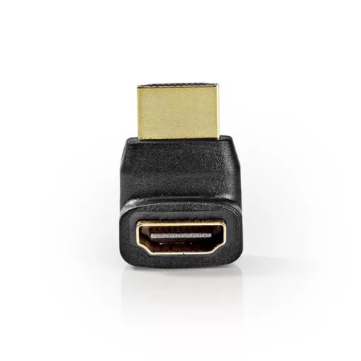 Nedis CVGB34902BK HDMI átalakító adapter, aranyozott, 270°-os szögben elforgatható, pipa