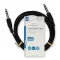 Nedis CAGL23000BK20 6,35 mm sztereo jack dugó (apa) kábel, 2m