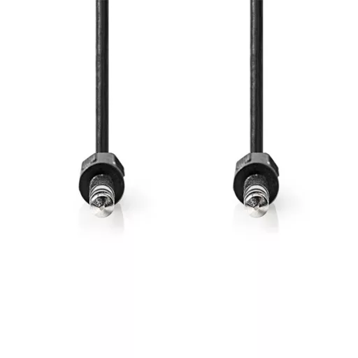 Nedis CAGL23000BK20 6,35 mm sztereo jack dugó (apa) kábel, 2m