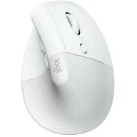   LOGITECH Egér - LIFT Vertical Ergonomic Bluetooth Optikai for MAC, Piszkosfehér