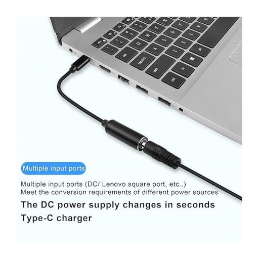 BLACKBIRD Töltőkábel PD65W USB-C male to DC7.9mmx09mm female