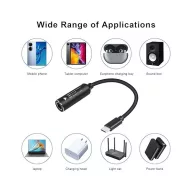   BLACKBIRD Töltőkábel PD65W USB-C male to DC7.9mmx09mm female