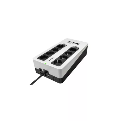 EATON UPS 3S Gen2 UPS DIN, 850VA, 510W, Input: Schuko, Outputs: 8x Schuko, szünetmentes tápegység, USB