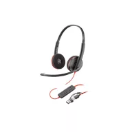   HP POLY fejhallgató Blackwire 3220 sztereó USB-C+USB-C/USB-A adapter (Bulk)