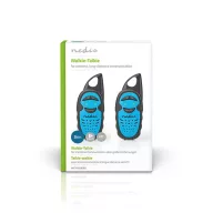   Nedis WLTK0300BU Walkie-Talkie szett ,2 db ,Hatótáv: 3 km , 3 csatorna ,PTT, Üzemidő: 3 óra