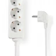   Nedis ESOC630F1WT 6 aljzatos elosztó, 3 m, 3680 W, 16 A, fehér
