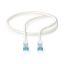 Nedis CCTB85321AL05 UTP / FTP Cat6 patch kábel, RJ45 aranyozott érintkezők, LSZH, fonott / PVC, ezüst, hossz 0.5m