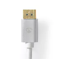   Nedis CCTB37014AL20 DisplayPort 1.4 kábel, displayport dugó - display port dugó, aranyozott csatlakozók, 8K@60Hz, 2m
