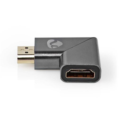 Nedis CVTB34904GY HDMI átalakító adapter, aranyozott, jobbra hajlított, pipa, alumínium borítás