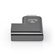   Nedis CVTB34904GY HDMI átalakító adapter, aranyozott, jobbra hajlított, pipa, alumínium borítás