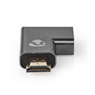   Nedis CVTB34904GY HDMI átalakító adapter, aranyozott, jobbra hajlított, pipa, alumínium borítás