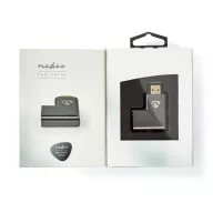  Nedis CVTB34904GY HDMI átalakító adapter, aranyozott, jobbra hajlított, pipa, alumínium borítás