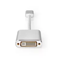   Nedis CCTB37250AL02 Displayport dugó - DVI-D 24+1-Tűs aljzat adapter, aranyozott csatlakozók, 1080p, 20 cm kábel