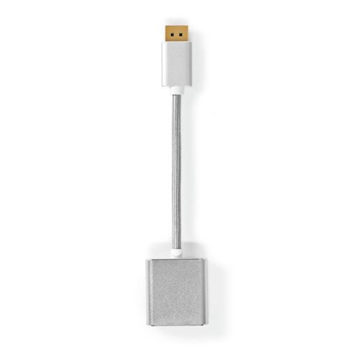 Nedis CCTB37250AL02 Displayport dugó - DVI-D 24+1-Tűs aljzat adapter, aranyozott csatlakozók, 1080p, 20 cm kábel