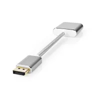   Nedis CCTB37250AL02 Displayport dugó - DVI-D 24+1-Tűs aljzat adapter, aranyozott csatlakozók, 1080p, 20 cm kábel