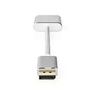   Nedis CCTB37250AL02 Displayport dugó - DVI-D 24+1-Tűs aljzat adapter, aranyozott csatlakozók, 1080p, 20 cm kábel