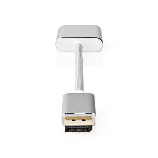 Nedis CCTB37250AL02 Displayport dugó - DVI-D 24+1-Tűs aljzat adapter, aranyozott csatlakozók, 1080p, 20 cm kábel