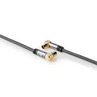   Nedis CSTB40015WT50 koax RF kábel, koax férfi (dugó), koax nő (aljzat), 75 Ohm, Négyszeresen árnyékolt, 5m