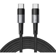   Tech-Protect Ultraboost 100W PD Type-C/Type-C adat- és töltőkábel 3m - fekete