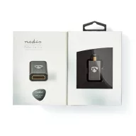   Nedis CVTB34907GY micro HDMI - HDMI adapter, 4K@60Hz, aranyozott, alumínium ház