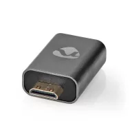   Nedis CCVTB34906GY mini HDMI - HDMI adapter, 4K@60Hz, aranyozott, alumínium ház