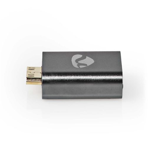 Nedis CCVTB34906GY mini HDMI - HDMI adapter, 4K@60Hz, aranyozott, alumínium ház