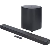   JBL BAR 500M2 Dolbi Atmos soundbar, 5,1, 750W, vezeték nélküli, HDMI, USB, 10 colos mélynyomó, fekete
