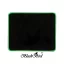 BLACKBIRD Egérpad Gamer NanoGlide  21x25cm 3mm vastag zöld varrott szegély