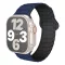BLACKBIRD Szíj Iwatch készülékhez TACTICAL mágneses Kék Fekete 42/44/45/46/49 mm
