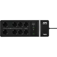   APC Back-UPS, 1050VA/600W Floor/Wall Mount, 230V, 8x Schuko CEE 7/3 outlets, USB Type A+C Port, User Replaceable Battery