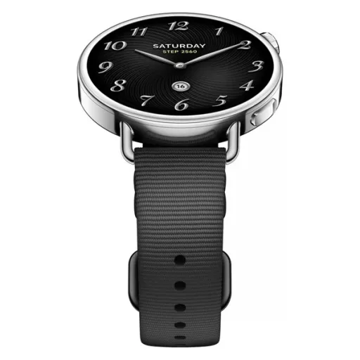 XIAOMI BHR07VRGL S4 Okosóra flourgumi szíjjal, 41mm, Fekete