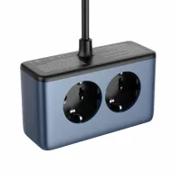   COLORWAY Hálózati és USB elosztó, 2 dugalj, 2x220V/1xUSB-A/2xUSB-C (GaN45W)