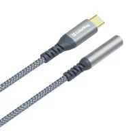   COLORWAY Adapter USB-C - 3.5 mm Female Audio, 14 cm, Szürke (CW-AD-CJ)