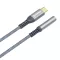 COLORWAY Adapter USB-C - 3.5 mm Female Audio, 14 cm, Szürke (CW-AD-CJ)
