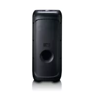   Lenco PA-210BK Bluetooth 5.3 bulihangszóró beépített világítással , TWS, 100W erősítővel, 2x mikrofon bemenet