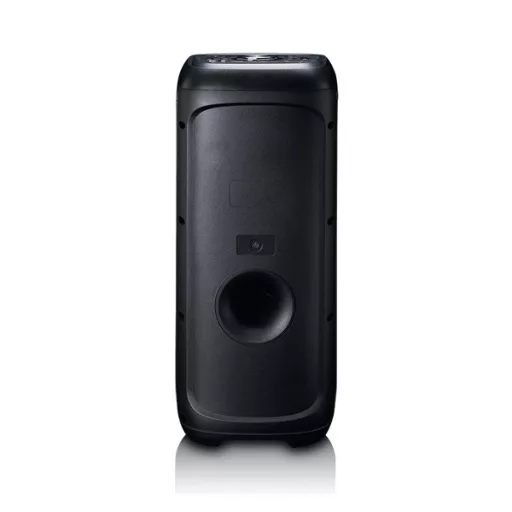 Lenco PA-210BK Bluetooth 5.3 bulihangszóró beépített világítással , TWS, 100W erősítővel, 2x mikrofon bemenet