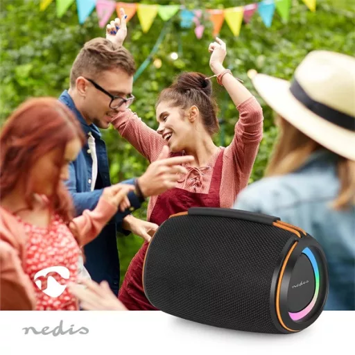 Nedis SPBT2026BK akkumulátoros bluetooth hangszóró 40W, 6 óra játékidő, IPX4, TWS