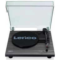   Lenco LS-10BK lemezjátszó beépített hangszórókkal, MDF ház