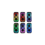   BLAUPUNKT PB60X Bluetooth Party MDF hangszóró, AUX, LED világítás, 120W, Fekete