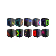   BLAUPUNKT PB6LED Hordozható Bluetooth hangszóró, LED, Karaoke, Fekete (RTVBLAS033)