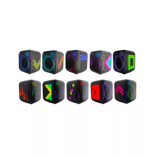 BLAUPUNKT PB6LED Hordozható Bluetooth hangszóró, LED, Karaoke, Fekete (RTVBLAS033)