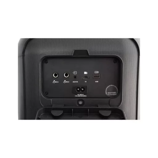 BLAUPUNKT PB6LED Hordozható Bluetooth hangszóró, LED, Karaoke, Fekete (RTVBLAS033)