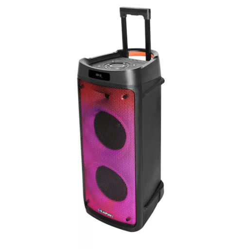 BLAUPUNKT PB08DB Bluetooth party hangszóró, RMS, TWS, FM,AUX, 2 mikrofon, 700W, Fekete (RTVBLAS018)