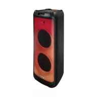   BLAUPUNKT PB12DB Bluetooth party hangszóró, karaoke, 2 db mikrofon, LED, 1600W, Fekete (RTVBLAS017)