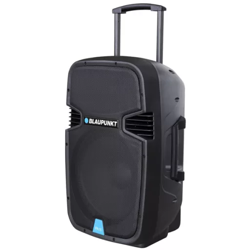 BLAUPUNKT PA15 Bluetooth hangszóró, RMS, FM, AUX, 1 db mikrofon, 700W, Fekete (RTVBLAS005)