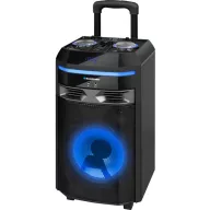   BLAUPUNKT PS6 Bluetooth hangszóró karaoke funkcióval, TWS, FM, AUX, 1 mikrofon, 600W, Fekete (RTVBLAS011)