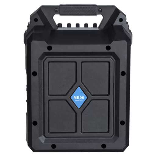 BLAUPUNKT MB06 Bluetooth Party karaoke hangszóró, 1 db mikrofon, 500W, Fekete (RTVBLAS002)