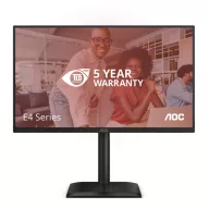   AOC IPS 120Hz FHD monitor 23.8" 24E4CV, 1920x1080, 16:9, 4ms, 300cd/m2, DisplayPort/HDMI/4xUSB-A, pivot, hangszóró